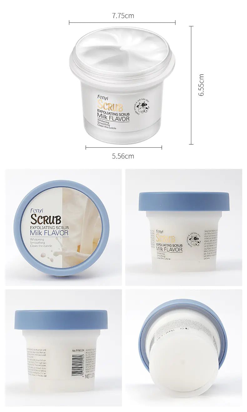 FENYI Milk Exfoliating Scrub 100g for Body Cleansing